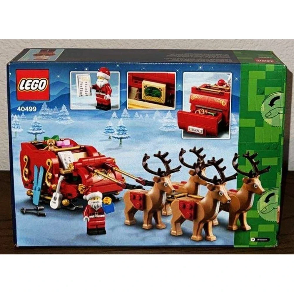 LEGO 40499 Santa's Sleigh Christmas Winter Holiday New RETIRED